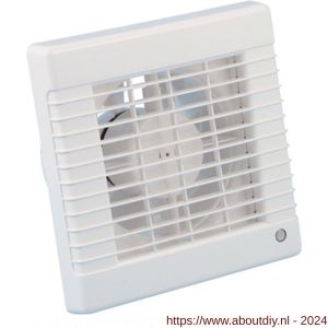 Eurovent ventilator axiaal badkamer-keukenventilator M1 150 ABS kunststof wit - A24003587 - afbeelding 1