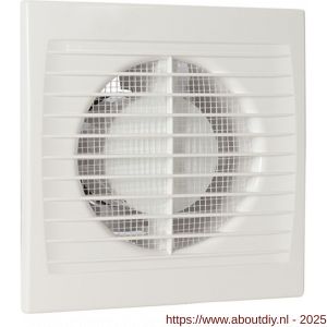 Eurovent ventilator axiaal badkamer-toiletventilator S 100 ABS kunststof wit - A24003663 - afbeelding 1