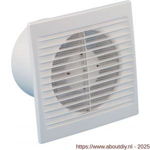 Eurovent ventilator axiaal badkamer-keukenventilator SVT 150 ABS kunststof wit - A24003696 - afbeelding 1