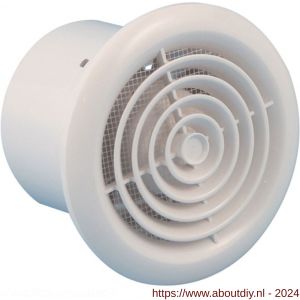 Eurovent ventilator axiaal badkamer-keukenventilator PF 150 ABS kunststof wit - A24003589 - afbeelding 1