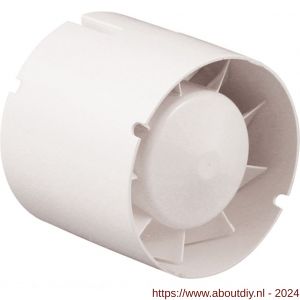 Eurovent ventilator axiaal buisventilator VKOT 100 ABS kunststof wit - A24003559 - afbeelding 1