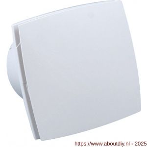 Eurovent ventilator axiaal badkamer-toiletventilator LDTH 125 ABS kunststof front wit - A24003707 - afbeelding 1