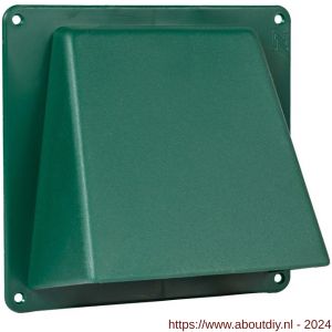Nedco ventilatie gevelklep diameter 100 mm PS kunststof groen - A24001461 - afbeelding 1