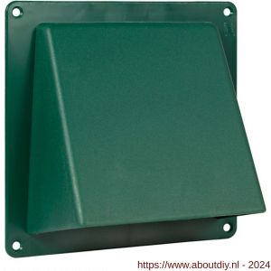 Nedco ventilatie gevelklep diameter 125 mm PS kunststof groen - A24001474 - afbeelding 1