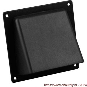 Nedco ventilatie gevelklep diameter 150 mm PS kunststof zwart - A24001509 - afbeelding 1