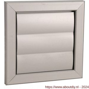 Nedco ventilatie lamellenrooster 205x205 mm aluminium F1 geanodiseerd - A24001611 - afbeelding 1
