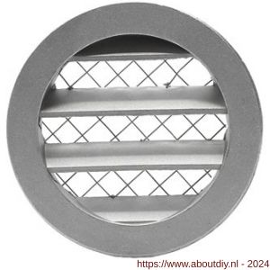 Nedco ventilatie schoepenrooster diameter 80 mm aluminium - A24002235 - afbeelding 1