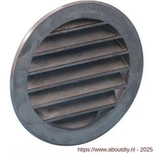 Nedco ventilatie aluminium schoepenrooster diameter 150 mm gegoten model grofmazig gaas - A24002256 - afbeelding 1