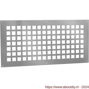 Nedco ventilatieplaat 500x250 mm aluminium - A24003243 - afbeelding 1