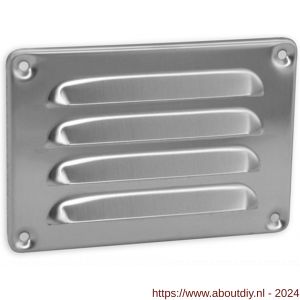 Nedco ventilatie schoepenrooster 130x90 mm aluminium - A24002129 - afbeelding 1