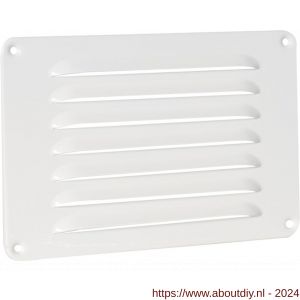 Nedco ventilatie schoepenrooster 220x150 mm aluminium wit - A24002166 - afbeelding 1