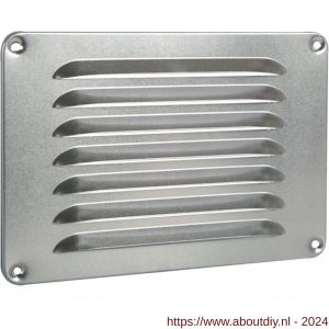 Nedco ventilatie schoepenrooster 220x150 mm aluminium - A24002163 - afbeelding 1
