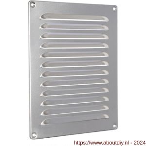 Nedco ventilatie schoepenrooster 200x250 mm aluminium - A24002161 - afbeelding 1