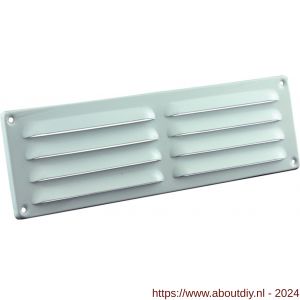 Nedco ventilatie schoepenrooster 300x90 mm aluminium wit - A24002182 - afbeelding 1