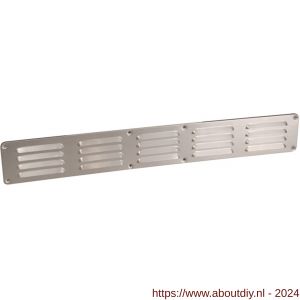 Nedco ventilatie schoepenrooster 650x90 mm aluminium - A24002216 - afbeelding 1
