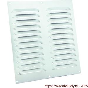 Nedco ventilatie schoepenrooster vlak model 250x250 mm aluminium - A24002353 - afbeelding 1