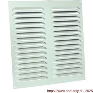 Nedco ventilatie schoepenrooster vlak model 300x300 mm aluminium - A24002373 - afbeelding 1