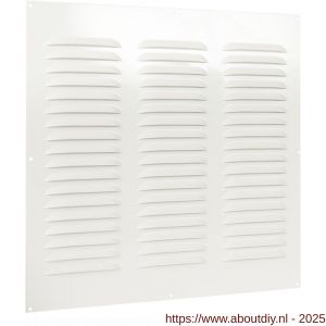 Nedco ventilatie schoepenrooster vlak model 400x300 mm aluminium wit - A24002378 - afbeelding 1