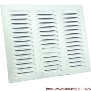 Nedco ventilatie schoepenrooster vlak model 400x300 mm aluminium - A24002377 - afbeelding 1