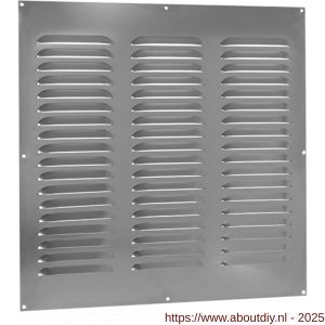 Nedco ventilatie schoepenrooster vlak model 500x500 mm aluminium - A24002391 - afbeelding 1