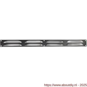 Nedco ventilatie schoepenrooster vlak model 500x40 mm aluminium - A24002380 - afbeelding 1
