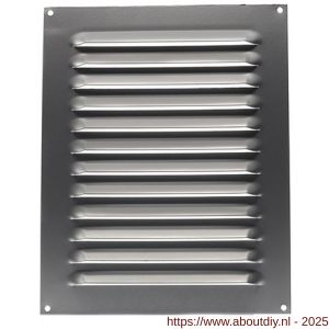 Nedco ventilatie schoepenrooster vlak model 200x250 mm aluminium - A24002344 - afbeelding 1