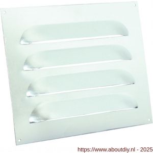 Nedco ventilatie schoepenrooster vlak model 250x250 mm aluminium - A24002355 - afbeelding 1