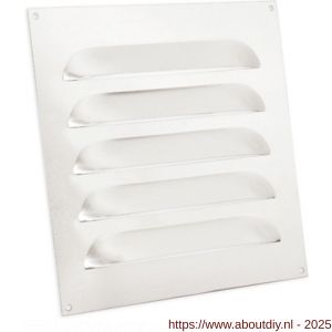 Nedco ventilatie schoepenrooster vlak model 250x350 mm aluminium - A24002363 - afbeelding 1