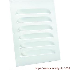Nedco ventilatie schoepenrooster vlak model 250x400 mm aluminium - A24002364 - afbeelding 1