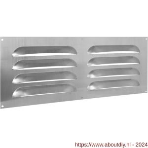 Nedco ventilatie Bold Line schoepenrooster vlak model 500x200 mm aluminium - A24002227 - afbeelding 1