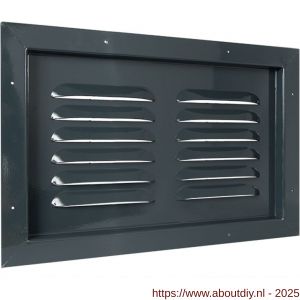 Nedco ventilatie Heavy Bold rooster 615x415 mm inbouw antracietgrijs RAL 7016 - A24002269 - afbeelding 1
