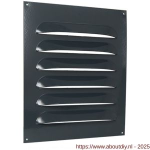 Nedco ventilatie Heavy Bold rooster 250x300 mm opbouw antracietgrijs RAL 7016 - A24002262 - afbeelding 1