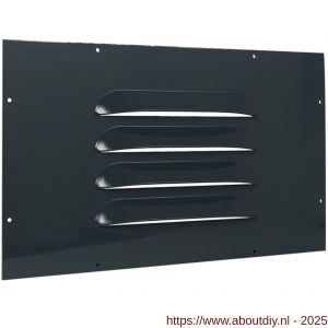 Nedco ventilatie Heavy Bold rooster 390x240 mm opbouw antracietgrijs RAL 7016 - A24002265 - afbeelding 1