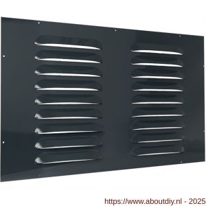 Nedco ventilatie Heavy Bold rooster 660x415 mm opbouw antracietgrijs RAL 7016 - A24002271 - afbeelding 1