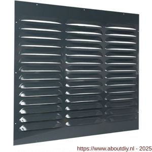 Nedco ventilatie Heavy Bold rooster 660x660 mm opbouw antracietgrijs RAL 7016 - A24002272 - afbeelding 1