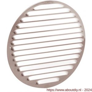 Nedco ventilatie schoepenrooster diameter 80 mm aluminium - A24002115 - afbeelding 1