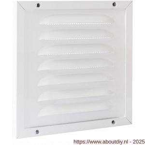 Nedco ventilatie kaderrooster 150x150 mm aluminium wit - A24002397 - afbeelding 1