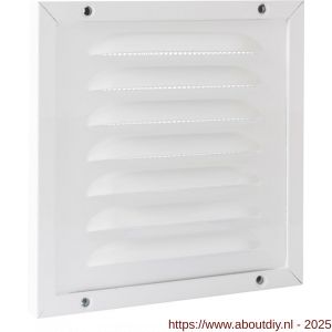 Nedco ventilatie kaderrooster 200x200 mm aluminium wit - A24002404 - afbeelding 1