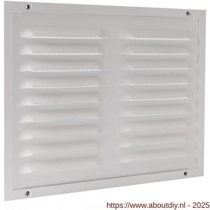 Nedco ventilatie kaderrooster 250x200 mm aluminium wit - A24002413 - afbeelding 1