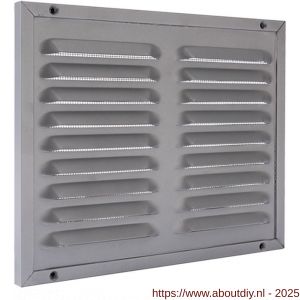 Nedco ventilatie kaderrooster 250x200 mm aluminium F1 aluminium geanodiseerd - A24002412 - afbeelding 1