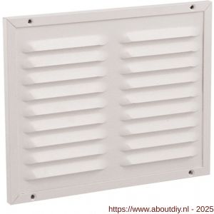 Nedco ventilatie kaderrooster 300x250 mm aluminium wit - A24002421 - afbeelding 1