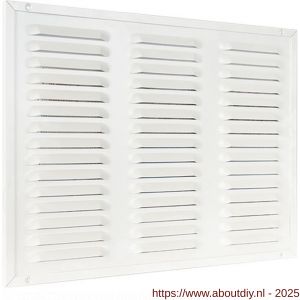 Nedco ventilatie kaderrooster 400x300 mm aluminium wit - A24002429 - afbeelding 1