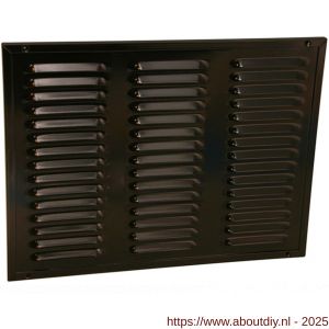 Nedco ventilatie kaderrooster 400x300 mm aluminium bruin - A24002427 - afbeelding 1