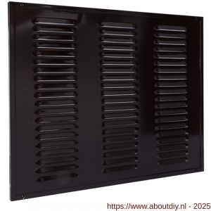 Nedco ventilatie kaderrooster 500x400 mm aluminium bruin - A24002432 - afbeelding 1