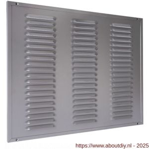 Nedco ventilatie kaderrooster 500x400 mm aluminium aluminium RAL 9006 - A24002431 - afbeelding 1