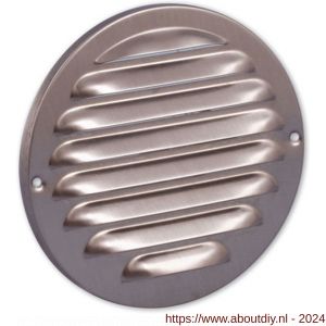 Nedco ventilatie schoepenrooster diameter 140 mm RVS - A24002537 - afbeelding 1