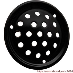 Nedco ventilatie rooster diameter 40 mm RVS zwart - A24002596 - afbeelding 1