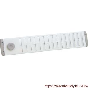 Nedco ventilatie Bold Line schuifrooster 500x90 mm aluminium wit - A24002059 - afbeelding 1