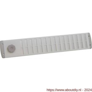 Nedco ventilatie Bold Line schuifrooster 500x90 mm aluminium blank - A24002060 - afbeelding 1