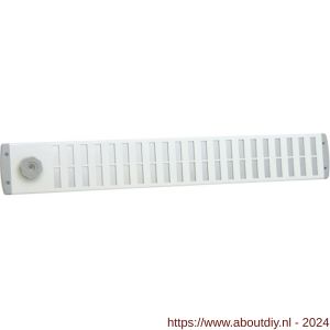 Nedco ventilatie Bold Line schuifrooster 650x90 mm aluminium wit - A24002066 - afbeelding 1